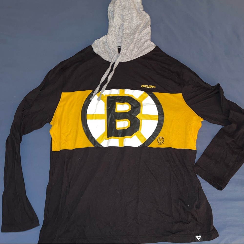 Boston Bruins Hooded Long-Sleeve Shirt